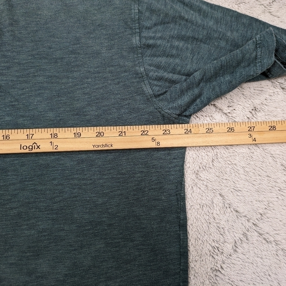 Johnnie-O T-Shirt Men's L Green Avocado Cotton Bamboo V-Neck Short Sleeve - Picture 4 of 8